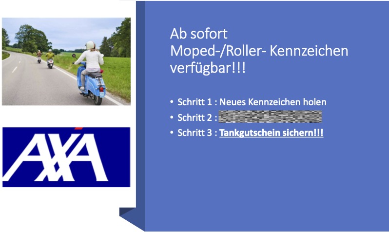 Moped Kennzeichen